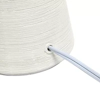 All the Rages Simple Designs Hourglass Ceramic Table Lamp