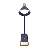 Sheffield Labs 18" James Matte Blue & Gold Led Desk Lamp