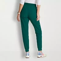 Skechers Skp552 Theory 4-Pocket Mid-Rise Jogger Womens Petite Stretch Fabric Moisture Wicking Scrub Pant