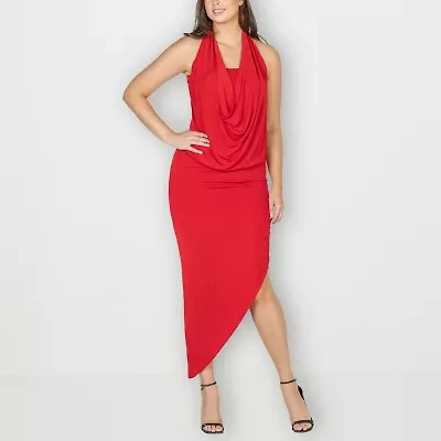 24seven Comfort Apparel Womens Sleeveless Party Dress