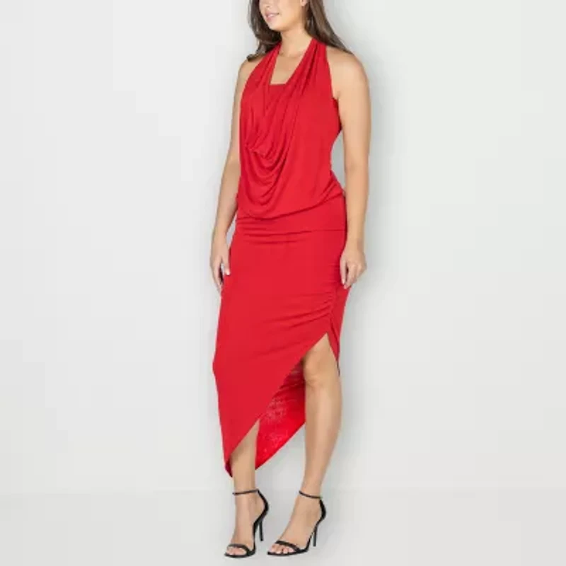 24seven Comfort Apparel Womens Sleeveless Party Dress