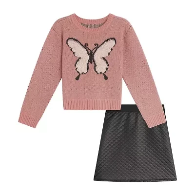 Knit Works Little & Big Kid Girls 2-pc. Skirt Set