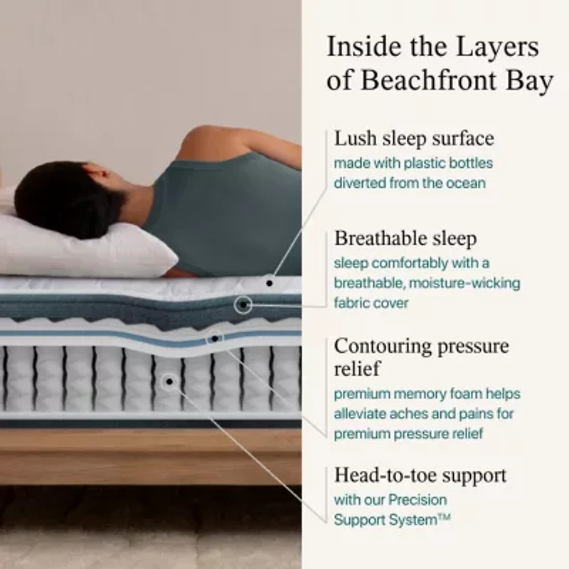 Beautyrest Harmony Beachfront Bay 12" Firm Tight Top - Mattress + Box Spring