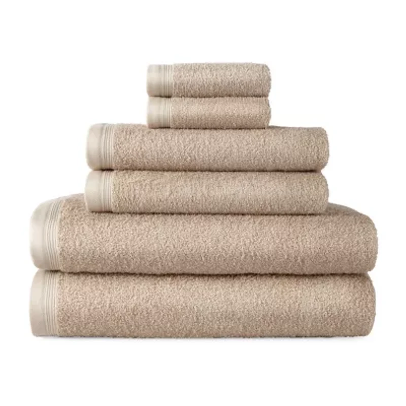 Home Expressions 6-pc. Solid Bath Towel Set