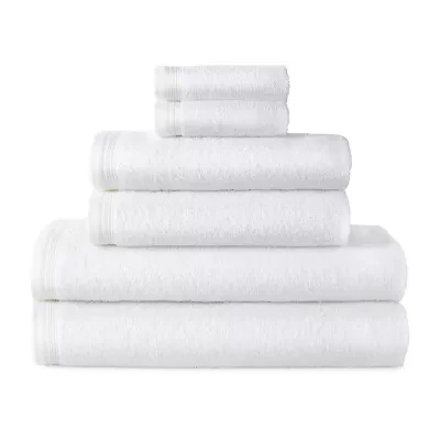 Home Expressions 6-pc. Solid Bath Towel Set