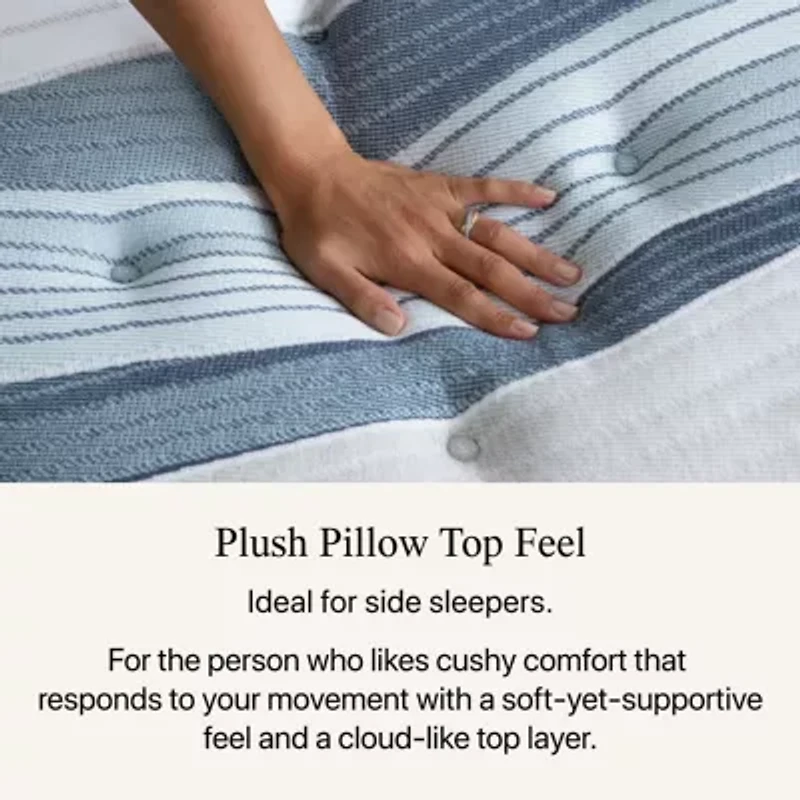 Beautyrest Harmony Lux Coral Island 15.75" Plush Pillow Top - Mattress + Box Spring