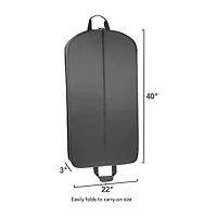 WallyBags 40" Deluxe Travel Garment Bag With Two Pockets