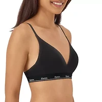 Hanes Originals Womens Medium Support Wireless Bralette Dho10t