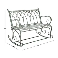 Ressi Patio Collection Rocking Bench