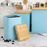 MegaChef Square Iron 3-pc. Canister