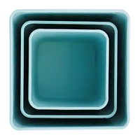 MegaChef Square Iron 3-pc. Canister