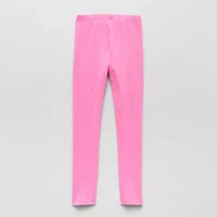 Thereabouts Sparkle Little & Big Kid Girls Knit Full Length Leggings