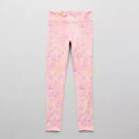 Xersion Little & Big Kid Girls Quick Dry High Rise 24" Active Skinny Full Length Leggings