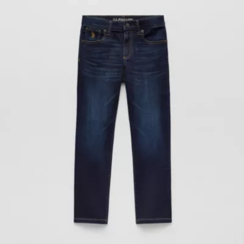 U.S. Polo Assn. Little & Big Kid Boys Stretch Fabric Straight Leg Jean