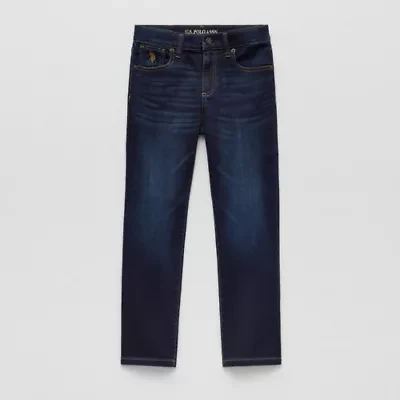 U.S. Polo Assn. Little & Big Kid Boys Stretch Fabric Straight Leg Jean