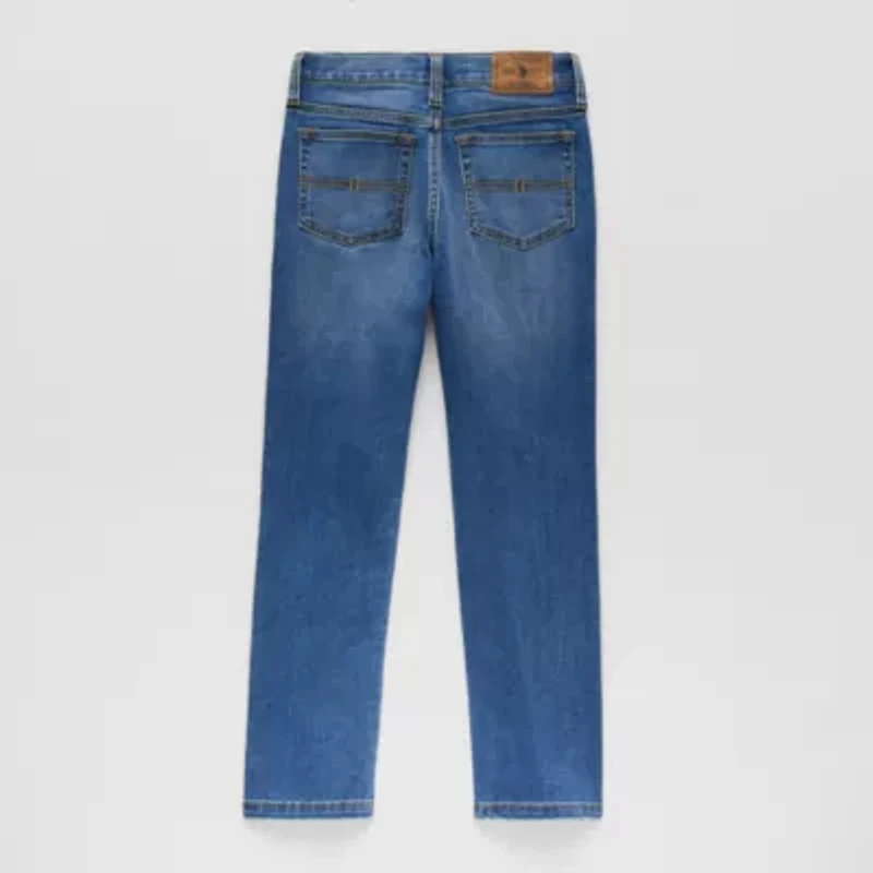 U.S. Polo Assn. Little & Big Kid Boys Stretch Fabric Straight Leg Jean