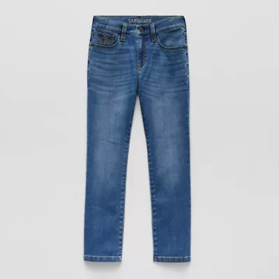 U.S. Polo Assn. Little & Big Kid Boys Stretch Fabric Straight Leg Jean