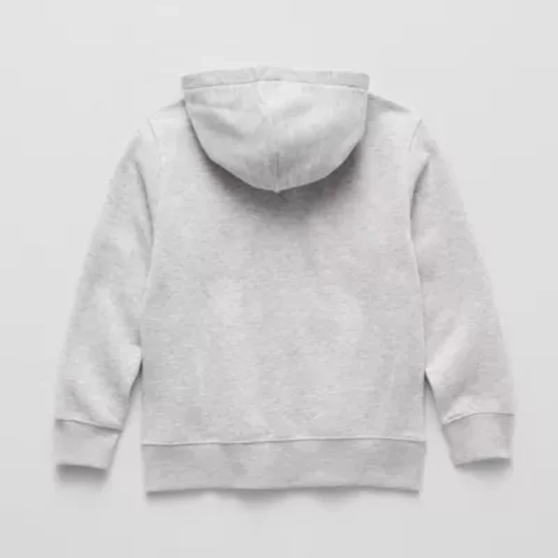 U.S. Polo Assn. Little & Big Kid Boys Long Sleeve Embroidered Fleece Zipper Hoodie