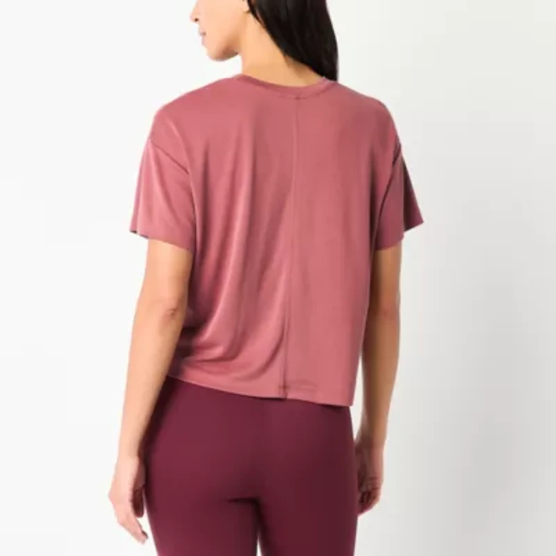 Stylus Womens Crew Neck Short Sleeve T-Shirt