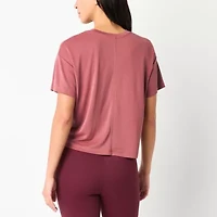 Stylus Womens Crew Neck Short Sleeve T-Shirt