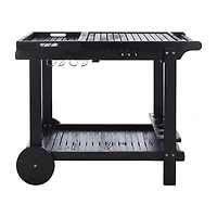 Orland Patio Collection Wood-Top Serving Cart
