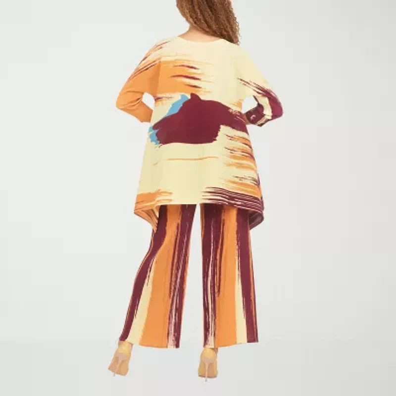 Giovanna Signature Abstract Pant Set