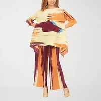 Giovanna Signature Abstract Pant Set