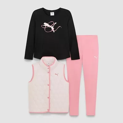 PUMA Big Kid Girls 3-pc. Pant Set