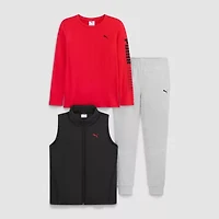 PUMA Big Kid Boys 3-pc. Pant Set