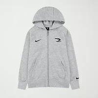 Nike 3BRAND by Russell Wilson Big Kid Boys Long Sleeve Fleece Zipper Active Hoodie