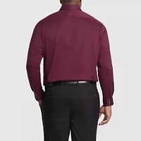 Van Heusen Ultra Flex Big And Tall Mens Regular Fit Stretch Fabric Wrinkle Free Long Sleeve Dress Shirt