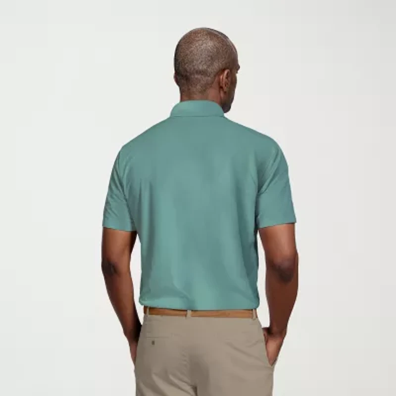 PGA TOUR Airflux Mens Regular Fit Short Sleeve Polo Shirt