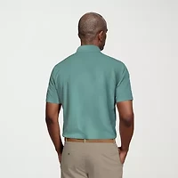 PGA TOUR Airflux Mens Regular Fit Short Sleeve Polo Shirt
