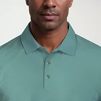 PGA TOUR Airflux Mens Regular Fit Short Sleeve Polo Shirt
