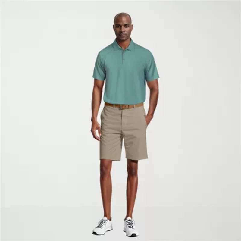 PGA TOUR Airflux Mens Regular Fit Short Sleeve Polo Shirt