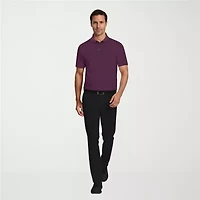 PGA TOUR Airflux Mens Regular Fit Short Sleeve Polo Shirt