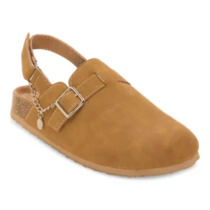 Pop Ordelia Womens Round Closed Toe Clogs