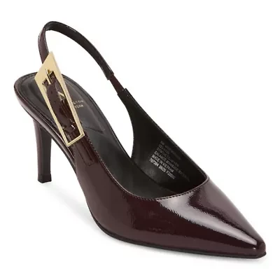 Worthington Morden Womens Pointed Closed Toe Kitten Heel Pumps