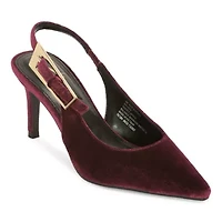 Worthington Morden Womens Pointed Closed Toe Kitten Heel Pumps