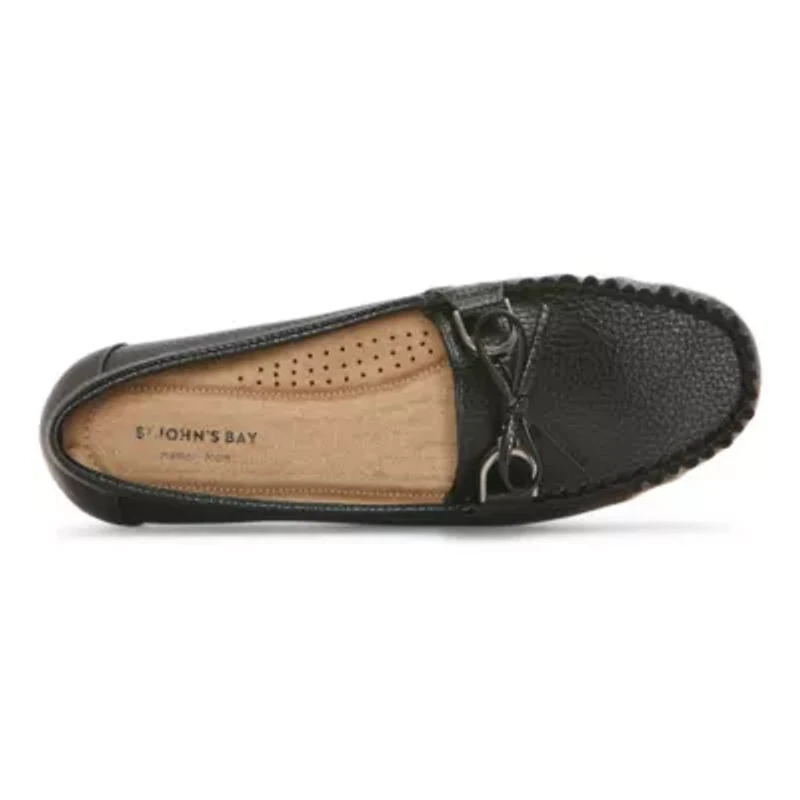 St. John's Bay Bossie Womens Moc Closed Toe Loafers