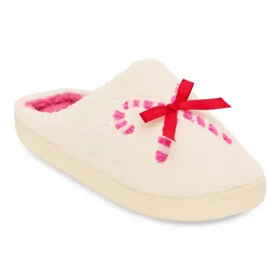 Olivia Miller Christmas Tree Holdiay Womens Slip-On Slippers