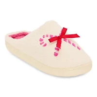 Olivia Miller Christmas Tree Holdiay Womens Slip-On Slippers