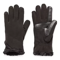 Isotoner Smartdri Fleece Glove With Overlap Wrist Detail And Smartouch 1 Pair Gloves