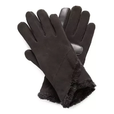 Isotoner Smartdri Fleece Glove With Overlap Wrist Detail And Smartouch 1 Pair Gloves