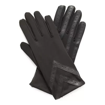 Isotoner Smartdri Spandex 3 Btl With Chevron Appliquest At Wrist 1 Pair Gloves