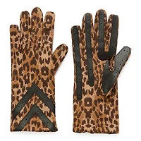 Isotoner Smartdri Spandex 3 Btl With Chevron Appliquest At Wrist 1 Pair Gloves