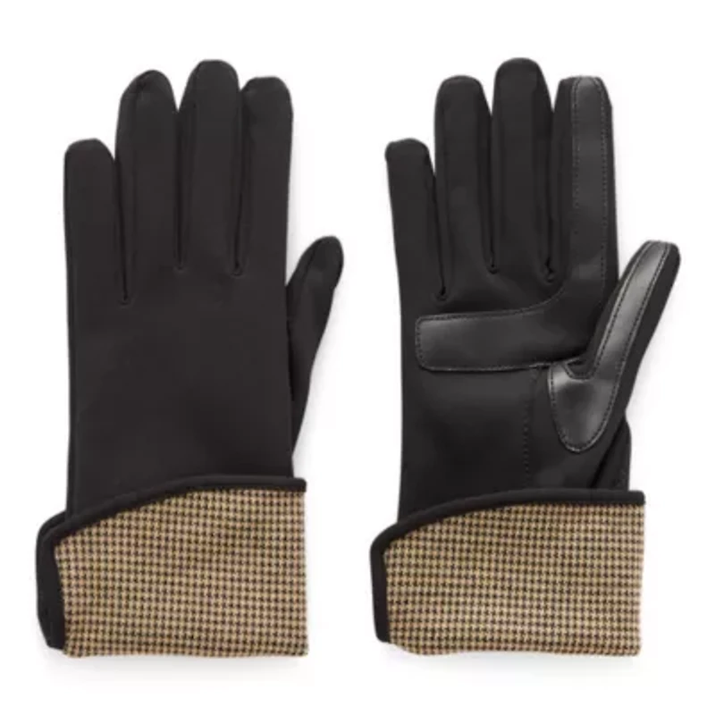 Isotoner Spandex With Herringbone Lining 1 Pair Gloves