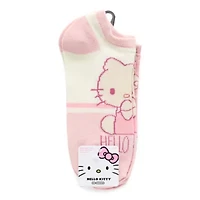 Womens Breathable Multi-Pack 5 Pair Hello Kitty Low Cut Socks