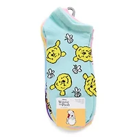 Womens Breathable Multi-Pack 5 Pair Winnie The Pooh Low Cut Socks