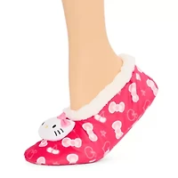 Pom Head Womens Multi-Pack 1 Pair Hello Kitty Slipper Socks